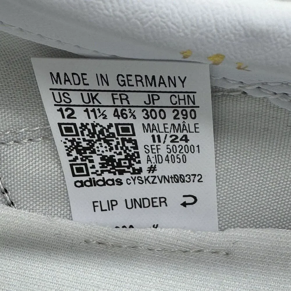 NEW Adidas COPA MUNDIAL Soccer Cleats Mens Sz 12 Made in Germany White ID4050